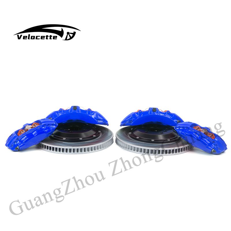 6 Piston Front Wheel 4 Piston Rear Wheel Upgrade Large Brake Caliper Set with Two Piece Rotor for F30 bmw E60 M5 Golf 3