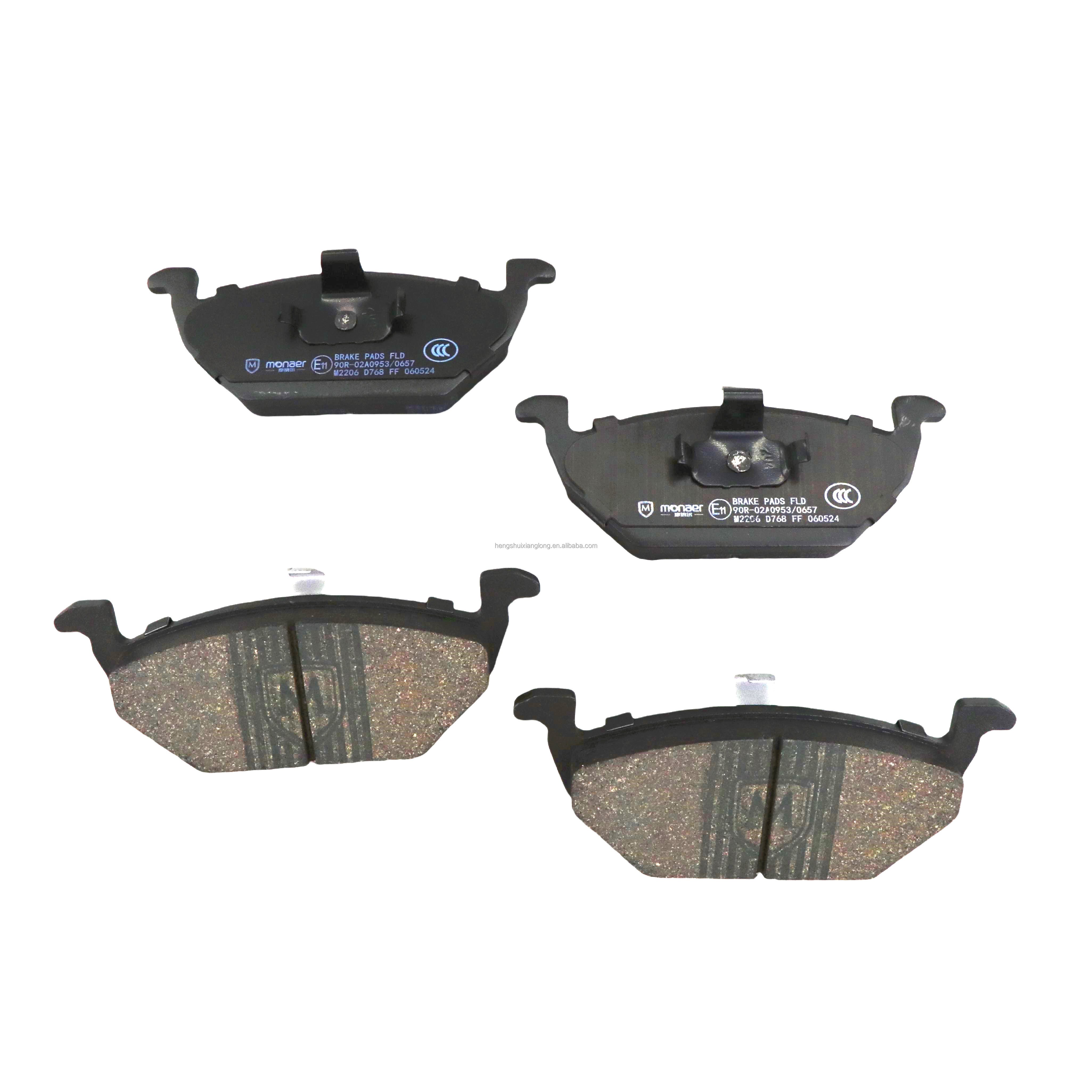 Monaer Ceramic Brake Pads M2205 D768A High Quality Brake Pad No Abnormal Sound, No Dust Falling