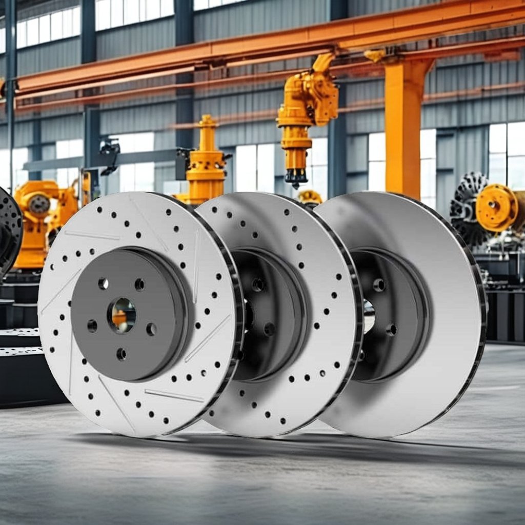 For BMW F10 F06 Brake Disc Caliper with Dust Shield for Rear Position Compatible with Nissan Patrol BMW E90 Brake Rotor