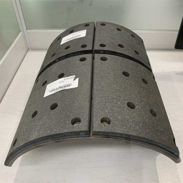Truck Brake Shoes Forklift 3502375-A6E Rear Supplier Lining Brake Shoe Wholesale for Faw Isuzu Man