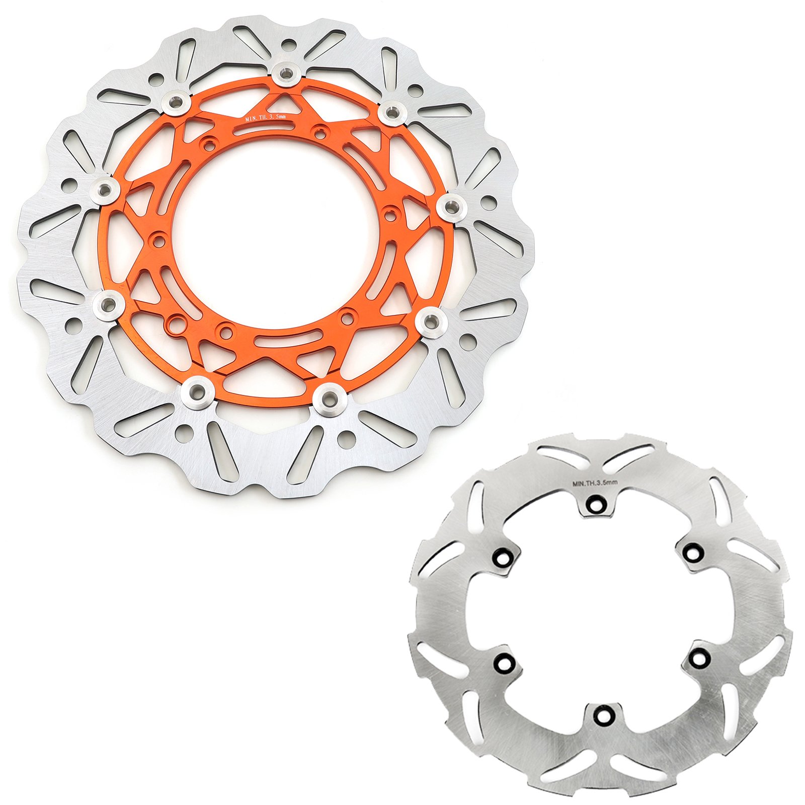 Motorcycle 320mm Oversize Brake Rotor Disc With Bracket for HONDA KAWASAKI SUZUKI YAMAHA KTM HUSQVARNA GASGAS SHERCO BETA