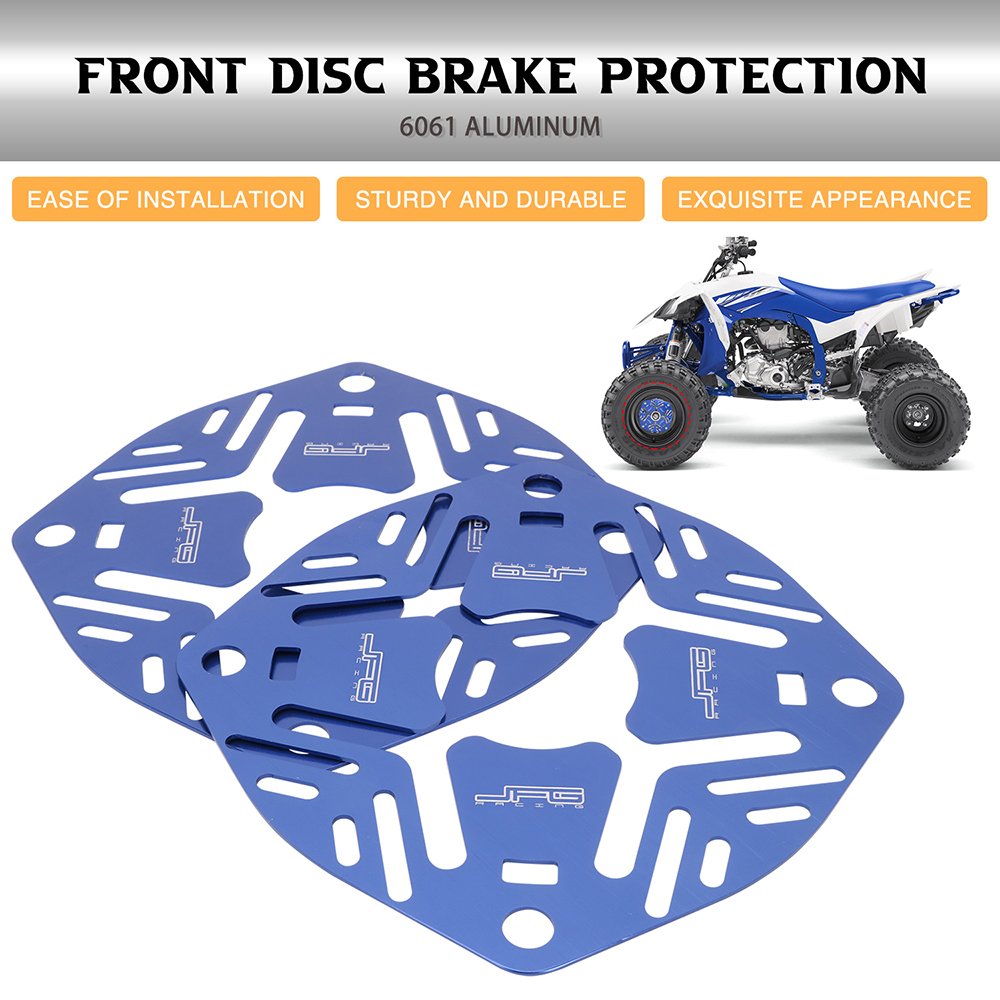 JFG Motorcycle ATV YFZ 450X YFZ450 RAPTOR 12 RAPTOR 700R Front Disc Brake Protection Dirtbike Brake Disc Protection
