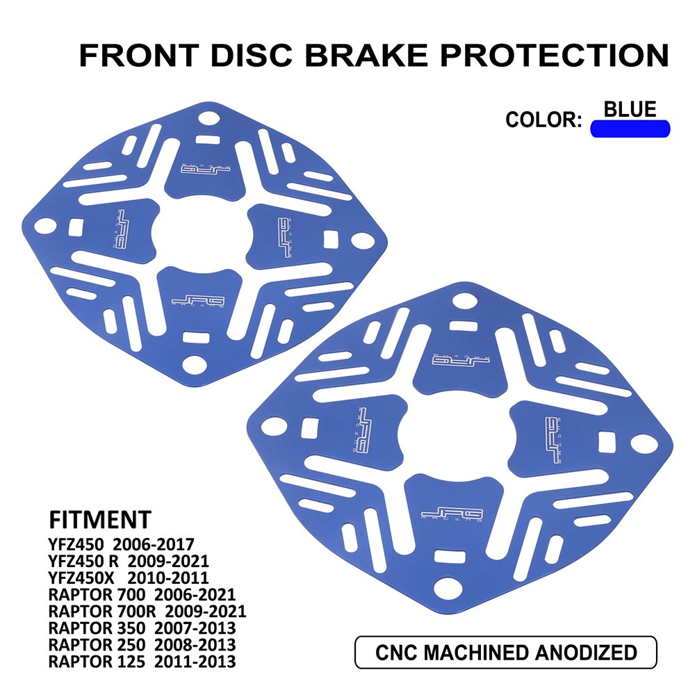 JFG Motorcycle ATV YFZ 450X YFZ450 RAPTOR 12 RAPTOR 700R Front Disc Brake Protection Dirtbike Brake Disc Protection