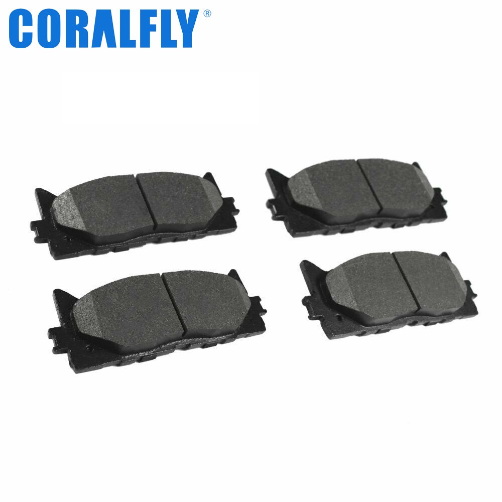Automatic Brake Systems Spare Parts D1222 Ceramic Brake Pads 04465-yzz51 04465-06070/04465-06080 Brake Pads for toyota