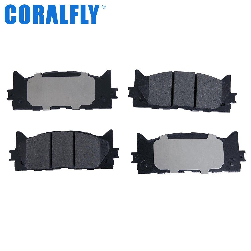 Automatic Brake Systems Spare Parts D1222 Ceramic Brake Pads 04465-yzz51 04465-06070/04465-06080 Brake Pads for toyota