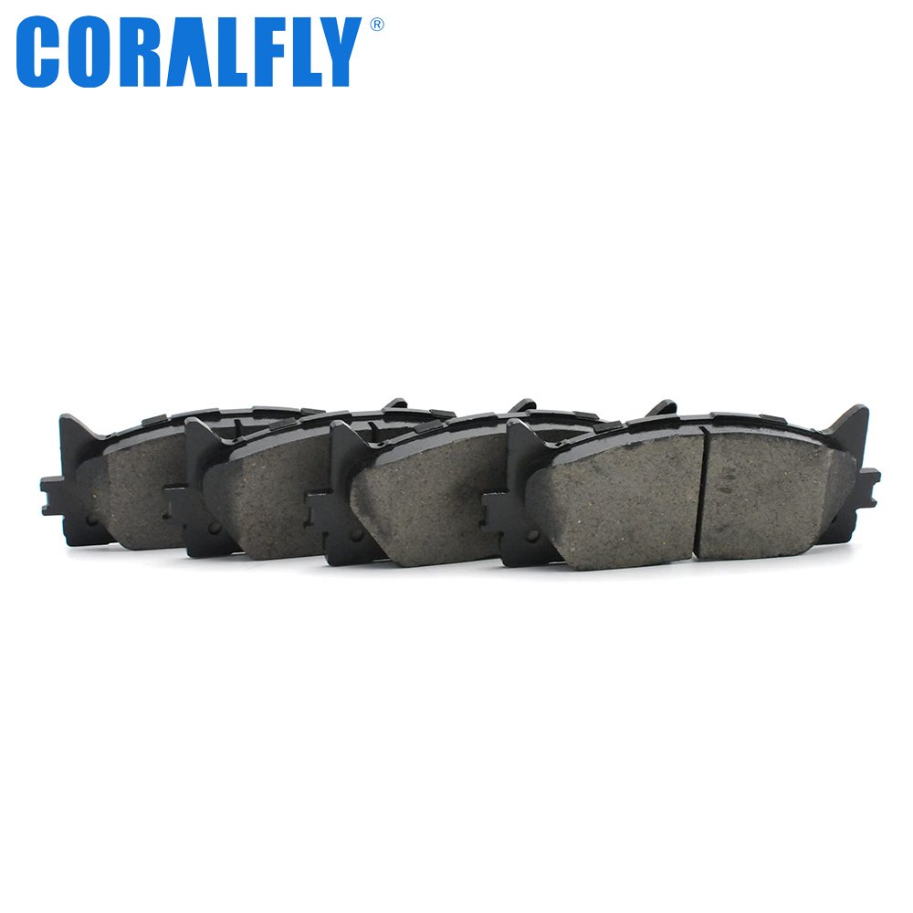 Automatic Brake Systems Spare Parts D1222 Ceramic Brake Pads 04465-yzz51 04465-06070/04465-06080 Brake Pads for toyota