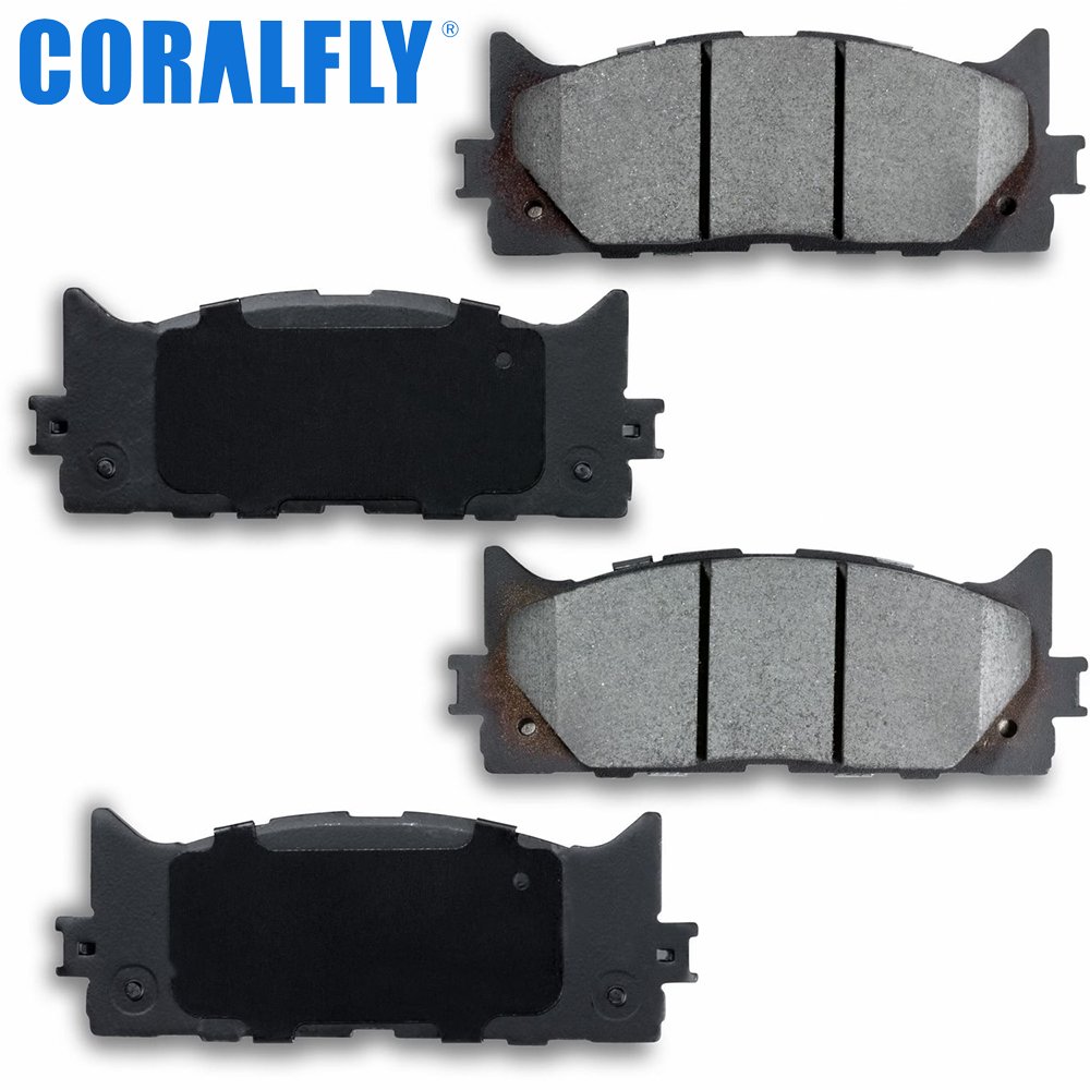 Automatic Brake Systems Spare Parts D1222 Ceramic Brake Pads 04465-yzz51 04465-06070/04465-06080 Brake Pads for toyota