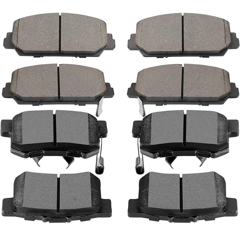 High Quality Universal Assembly New Rear Semi-Metallic Car Brake Pads with High-Precision Fit Direct Manufacturer's Product Line