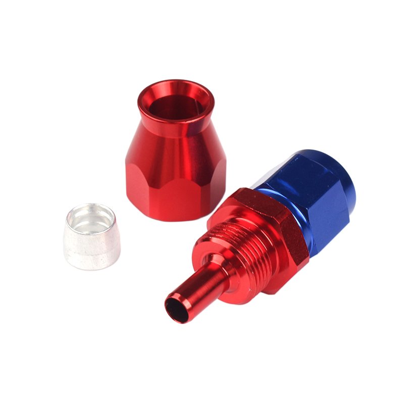 Aluminum AN4/AN6/AN8/AN10/AN12/AN16 Straight Fuel Fitting Oil Hose End Adapter for Brake Repair Kits