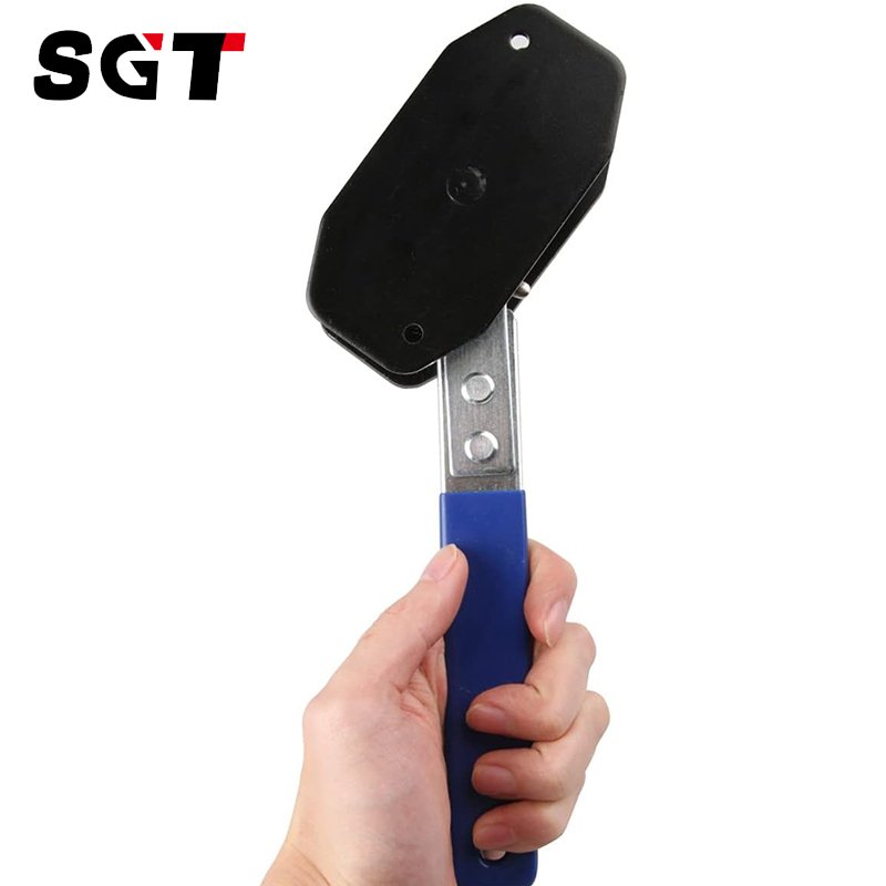 Brake Caliper Press Tool Car Ratchet Brake Piston Spreader Swing Caliper Compressor Wrench with 2PCS Brake Caliper Hanger