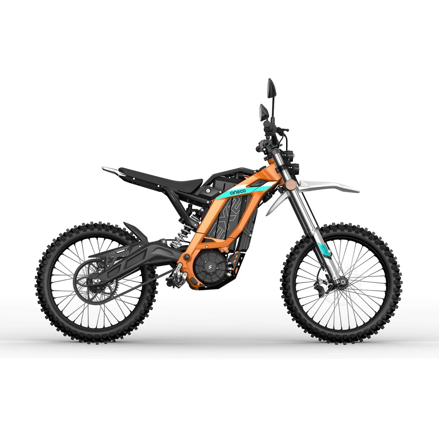 2025 New Model Cineco Ex2 Electric Dirt Bike 74V 32ah Electric Bike Motorcycle