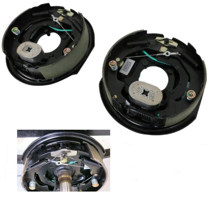 Best Selling Trailer Brake Assembly Pair of 10" X 2 1/4" Self-Adjusting Electric Brake Assemblies for 3,500 Lbs. Trailer Axles