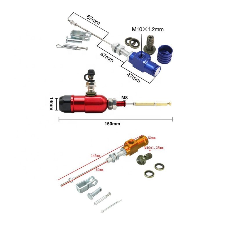Motorcycle Hydraulic Clutch Kit Universal Pit Bike Pump Hydraulic Clutch Kit Hydraulic Clutch Slave Cylinder