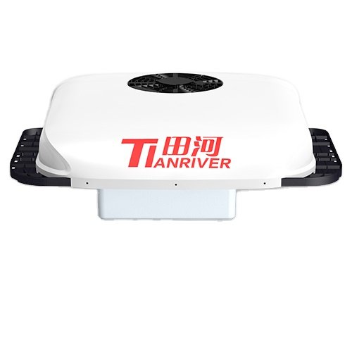 Electric 24V 12 Volt Auto Parking AC RV Van & Truck Sleeper 12V Car Air Conditioner for Rooftop Parking