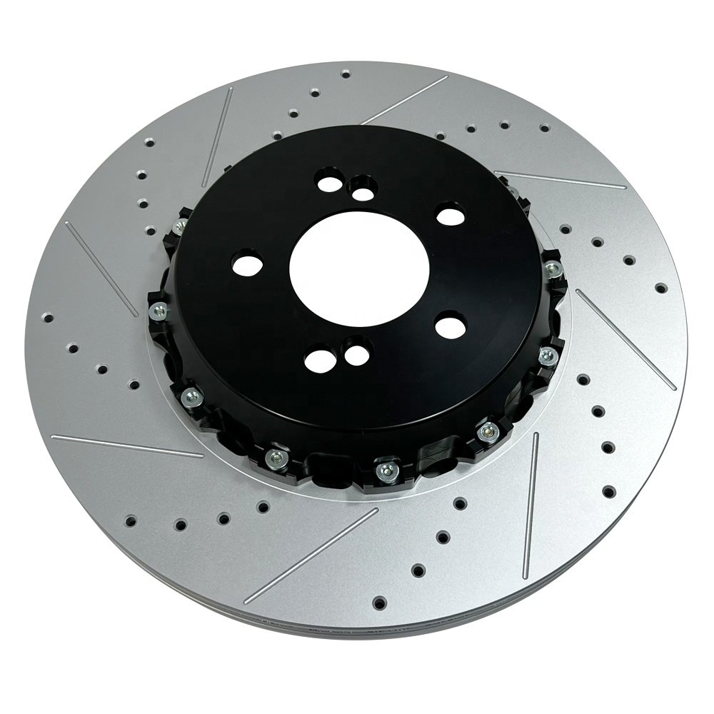 Competition Two -Picec Brake Disc Ventilated Perforated for BMW M3 G20 G80 G28 M4 G22 G82 OE#34208093729/34208093730