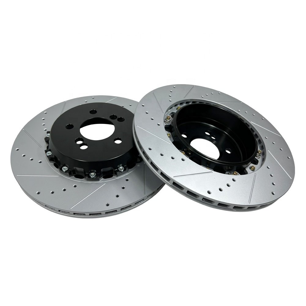 Competition Two -Picec Brake Disc Ventilated Perforated for BMW M3 G20 G80 G28 M4 G22 G82 OE#34208093729/34208093730