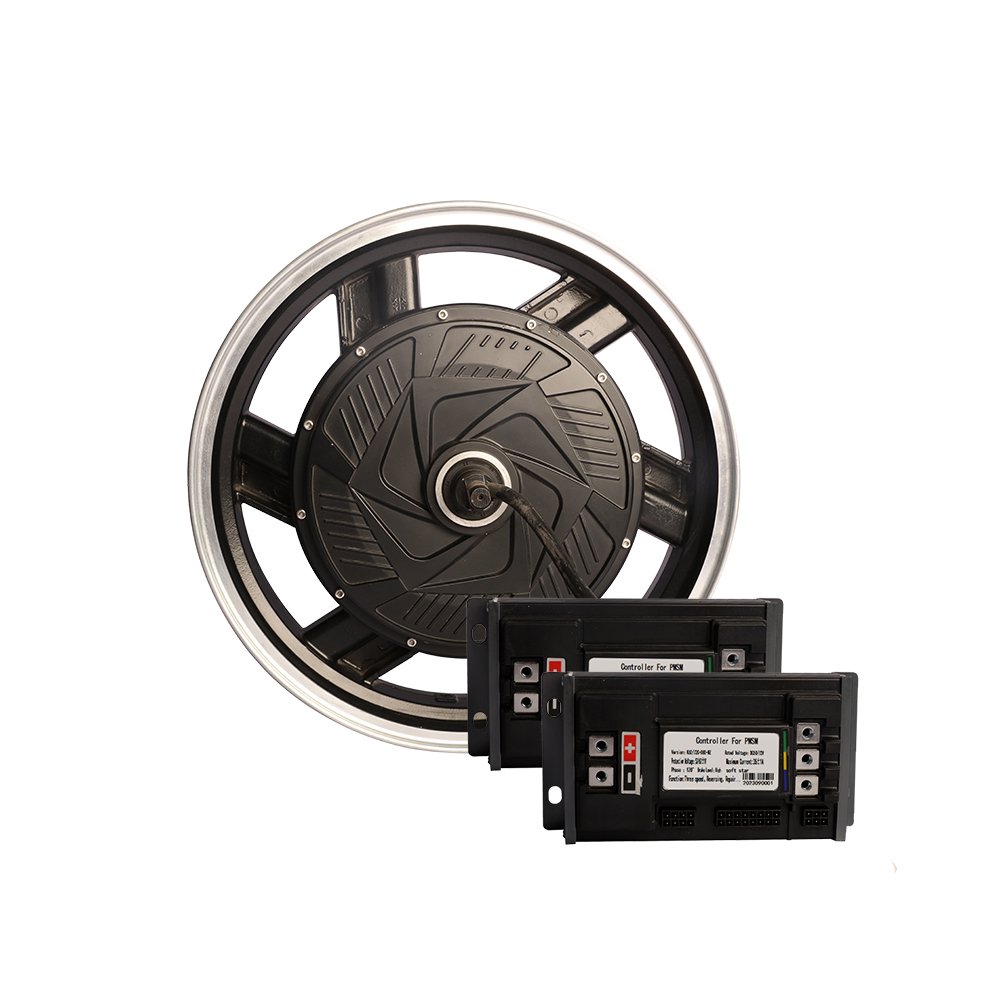 16 Inch Wholesale 60v 72v 1500w 2000w 3000w Motorcycle Brushless Gearless Hub Motor With Drum Brake Conversion Kit