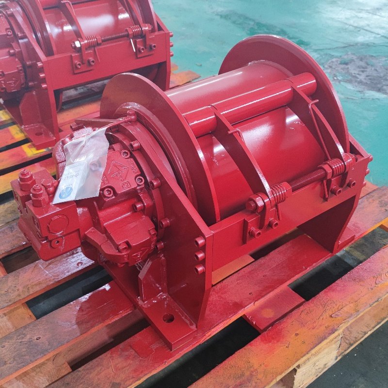 Marine Hydraulic Winch 15 Ton Lifting Winch Cable Large Hydraulic Winch