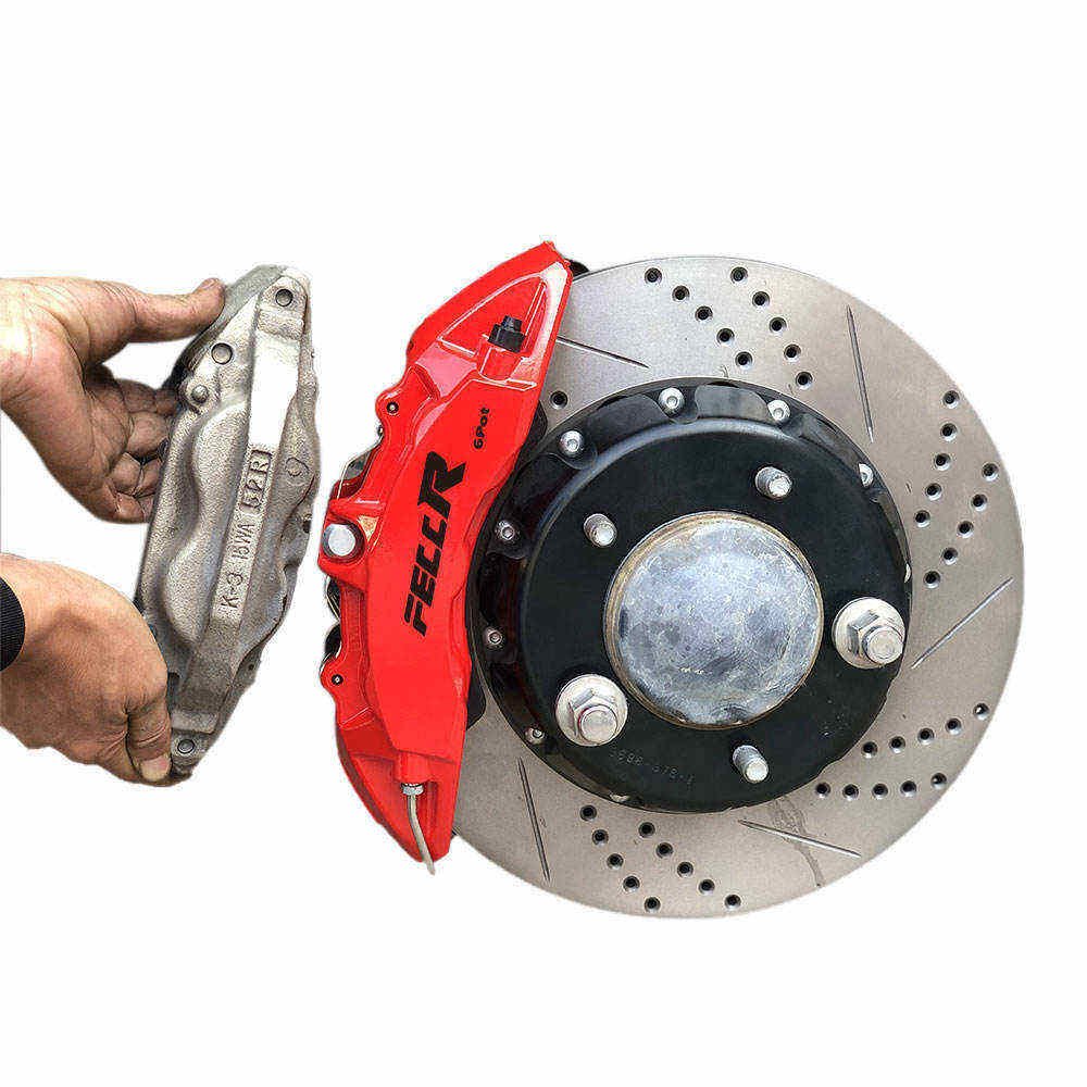 Auto Brake System Racing Upgrade Four-piston Brake Calipers Kit for Cool Roadze LC100/LC200/Sequoia/Tangtu