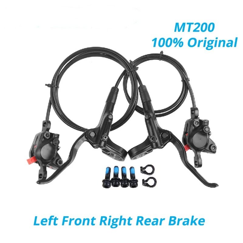 Mt200 Hydraulic Disc Brake Set Mtb Bicycle Oil Brake 800/1450mm Upgrade Mt315 Bike Parts Brake