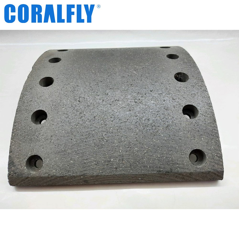 Coralfly Brake Lining Sinotruk Truck 19094 Truck Brake Lining for BPW 0309227010 0309227430 0309227760
