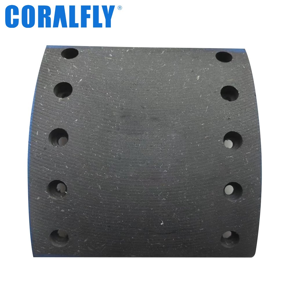 Coralfly Brake Lining Sinotruk Truck 19094 Truck Brake Lining for BPW 0309227010 0309227430 0309227760