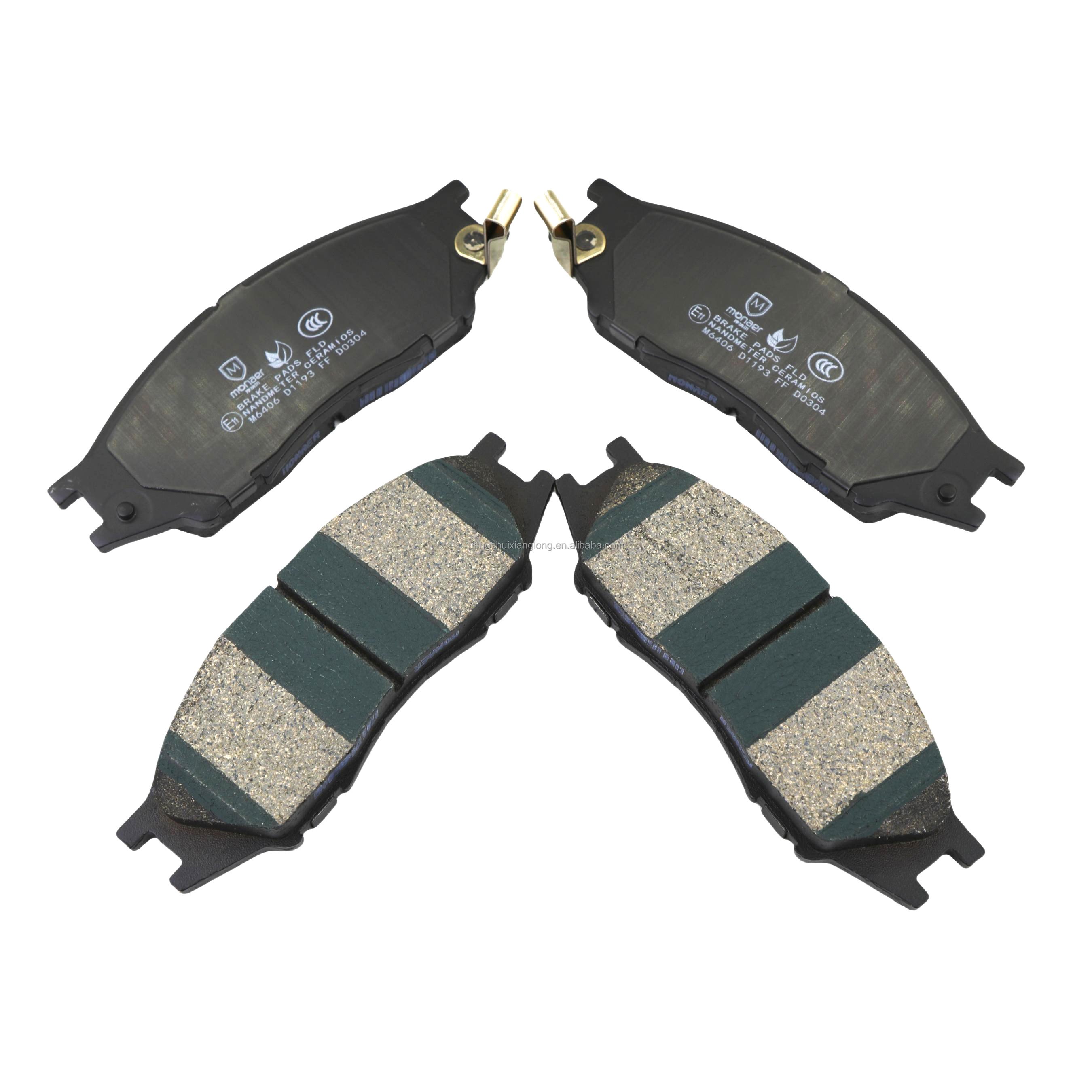 M6406 Automotive Carparts D1193 Ceramic Non-Asbestos Brake Pads for Nissan/Nissan (DONGFENG) /R Enault