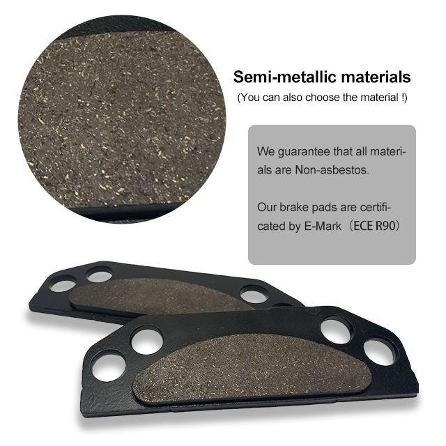 Semi-Metallic UTV Parking Brake Pad for Polaris Ranger 500 700 800 900 Diesel New Condition Compatible KIOTI/MECHRON SIDE X SIDE