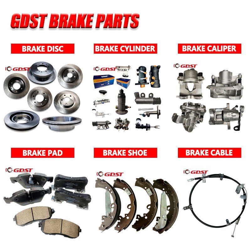 GDST One Year Warranty Automotive Brake System Truck Brake Shoes Manufacture for Mitsubishi Isuzu Hino Toyota Pickup Hilux