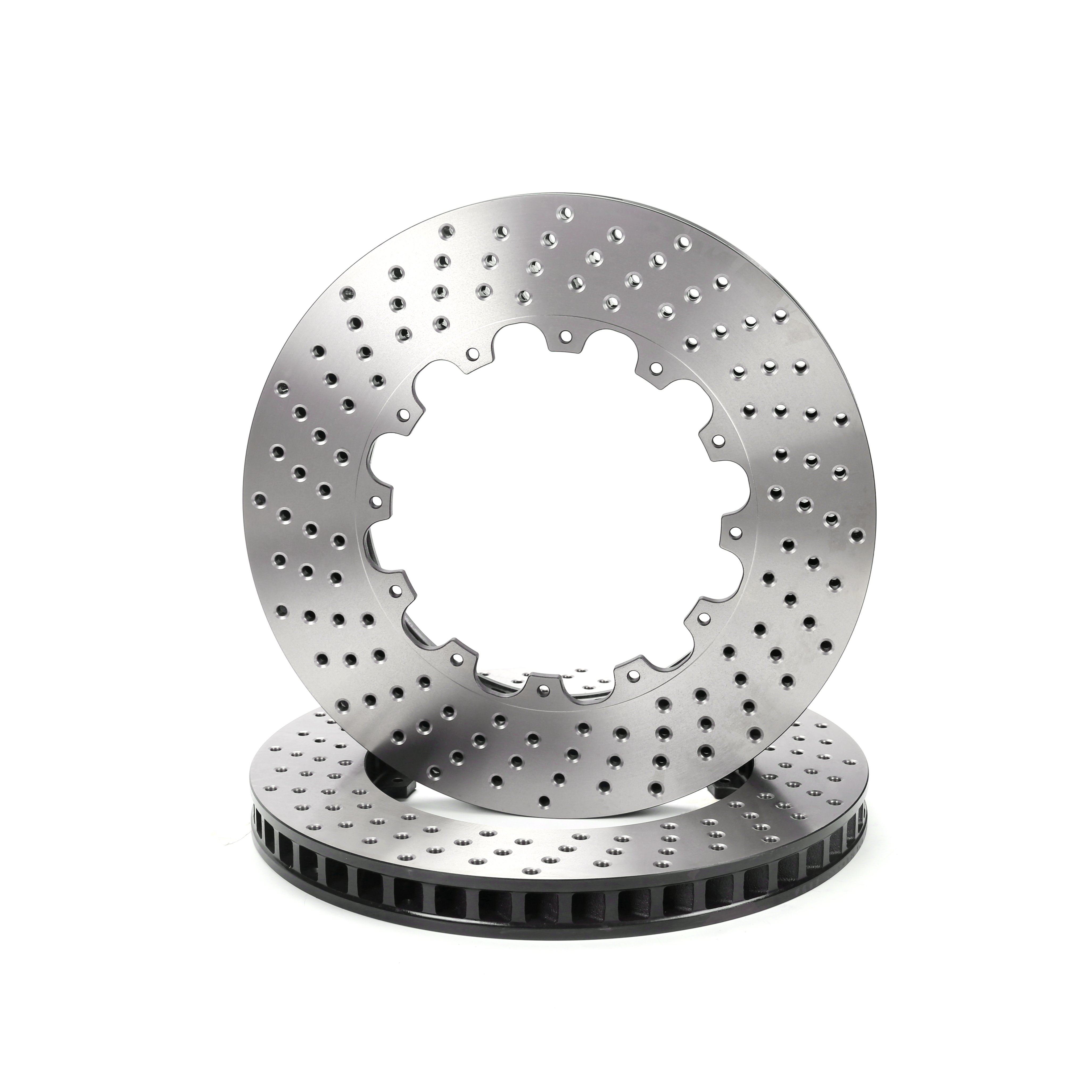 370mm*36mm K72 Carbon Fiber Brake Rotors Drilled Slotted Refitted Brake Rotors System Brake Disc