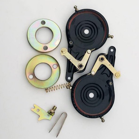 Factory Wholesale Black Silver Bicycle Drum Brake Good Quality Durable Mountain Road Parts with Pads Wholesale Price