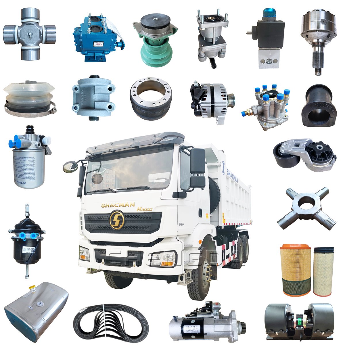 Wholesale Howo 371hp Dump Truck Tractor Truck Parts Accessories for Sale