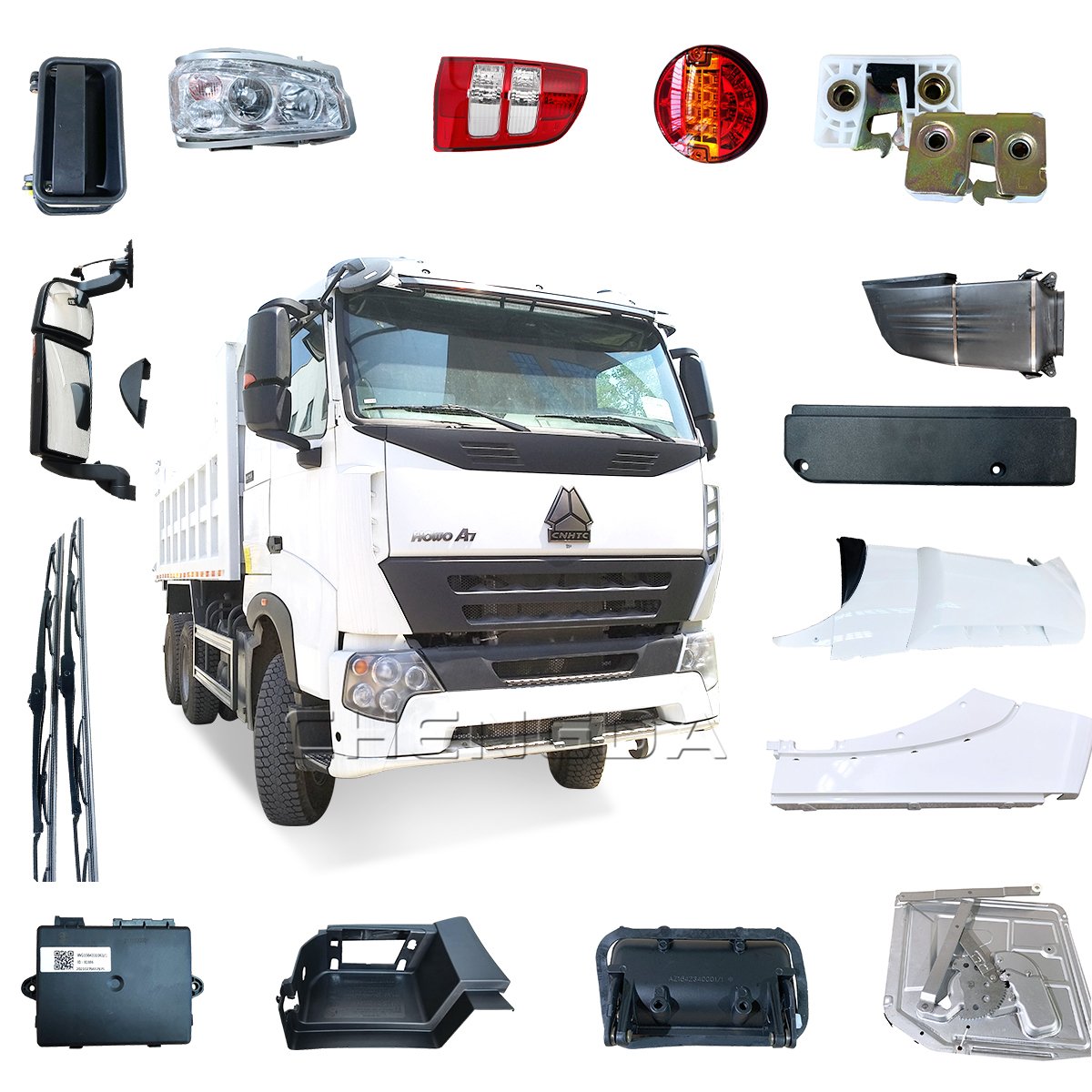 Wholesale Howo 371hp Dump Truck Tractor Truck Parts Accessories for Sale