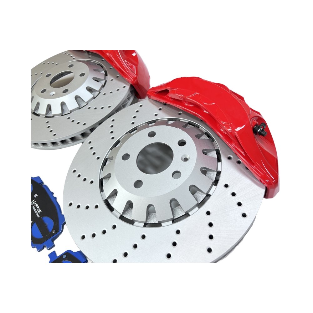 Akebono 8n Big Brake Caliper Full Set 350-375mm Brake Disc/rotor Caliper 6 Piston 18 Inch Wheels for audi A8 A4 B7 bmw Mercedes