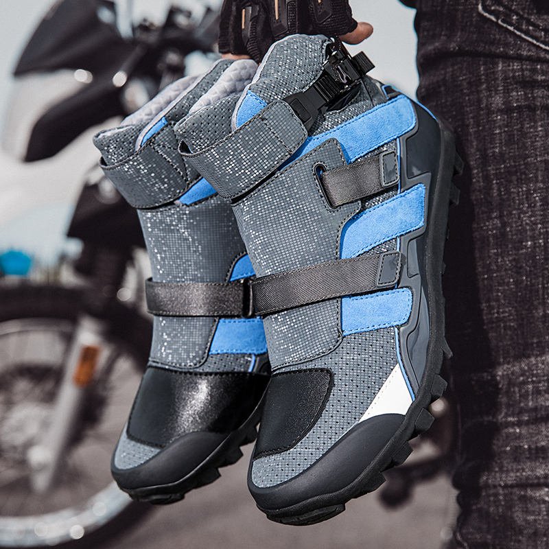 High Quality Super Cycle Trainers Sneakers Bicycle Racing Ride Boots Genuine Leather Motorcycle Rider Mountain Bike Riding Shoes