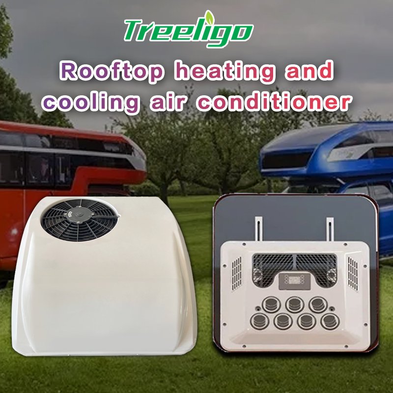 12V 24V Warm and Cool Roof Mounted Parking Air Conditioning for Rv Trucks 24V Air Conditioner