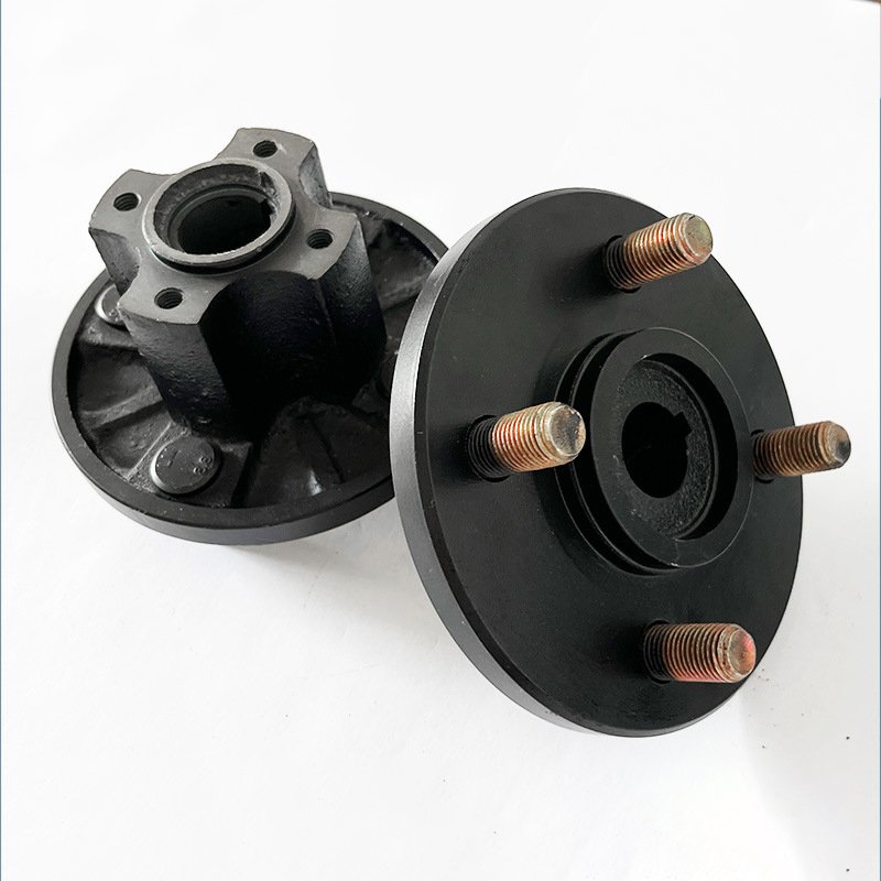 Electric Tricycle Parts Drum 4 Pot Brake Caliper Wheel Hub 160 Drum Brake Pot Wheel Brake 4 Pot