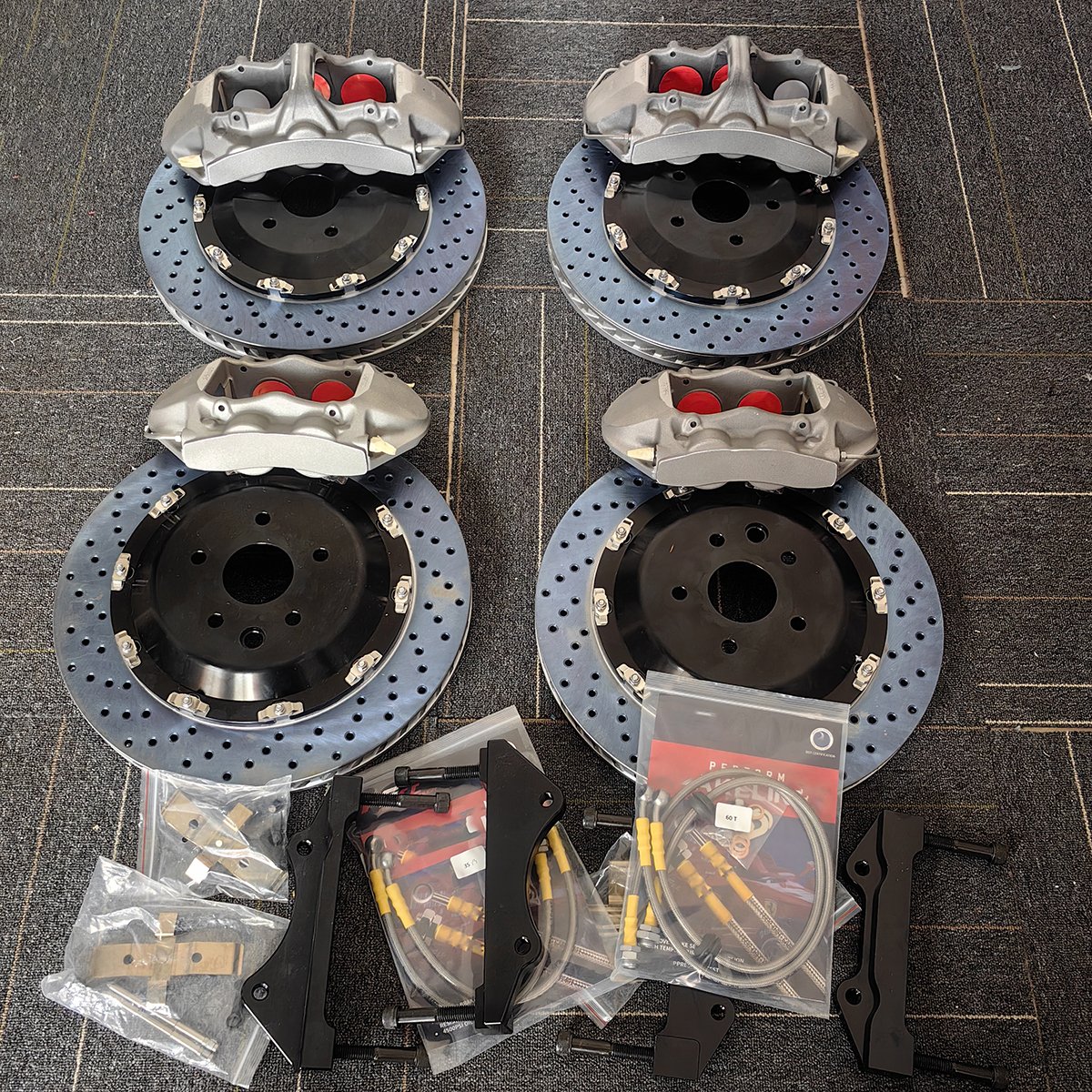 Lightweight Caliper Kit GT6 6 Piston Brake Caliper & 4 Piston Big Brake Kit for Porsche 911 Series 380mm Brake Disc