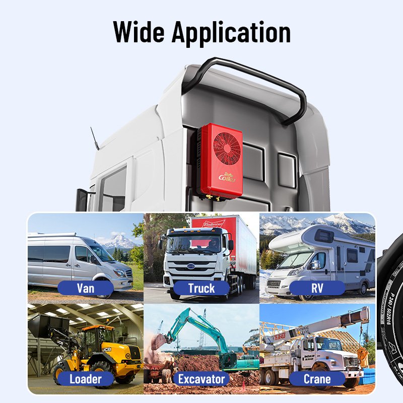 New Design DC 24V Air Conditioning Split Vertical Host Mounted Truck Air Conditioner For Car