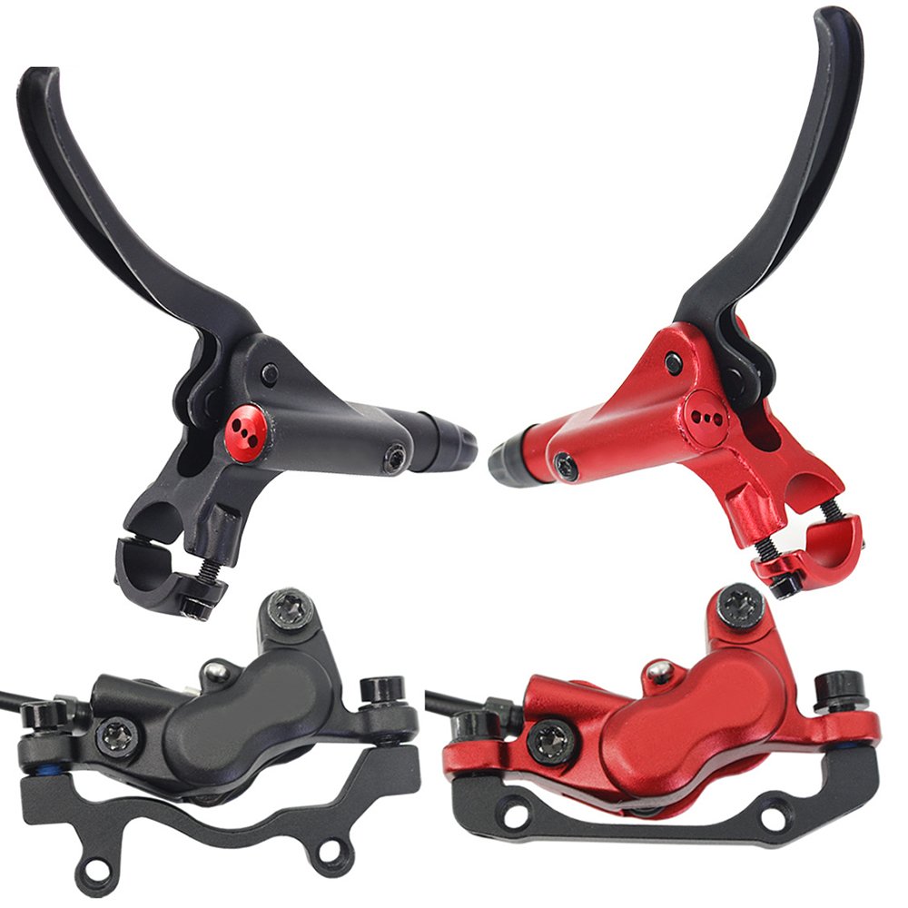 Hot Sales 4 Piston Oil Brake Kit Internal Routing Forged Alloy Lever Caliper Metal Pads MTB Hydraulic Brake Disc