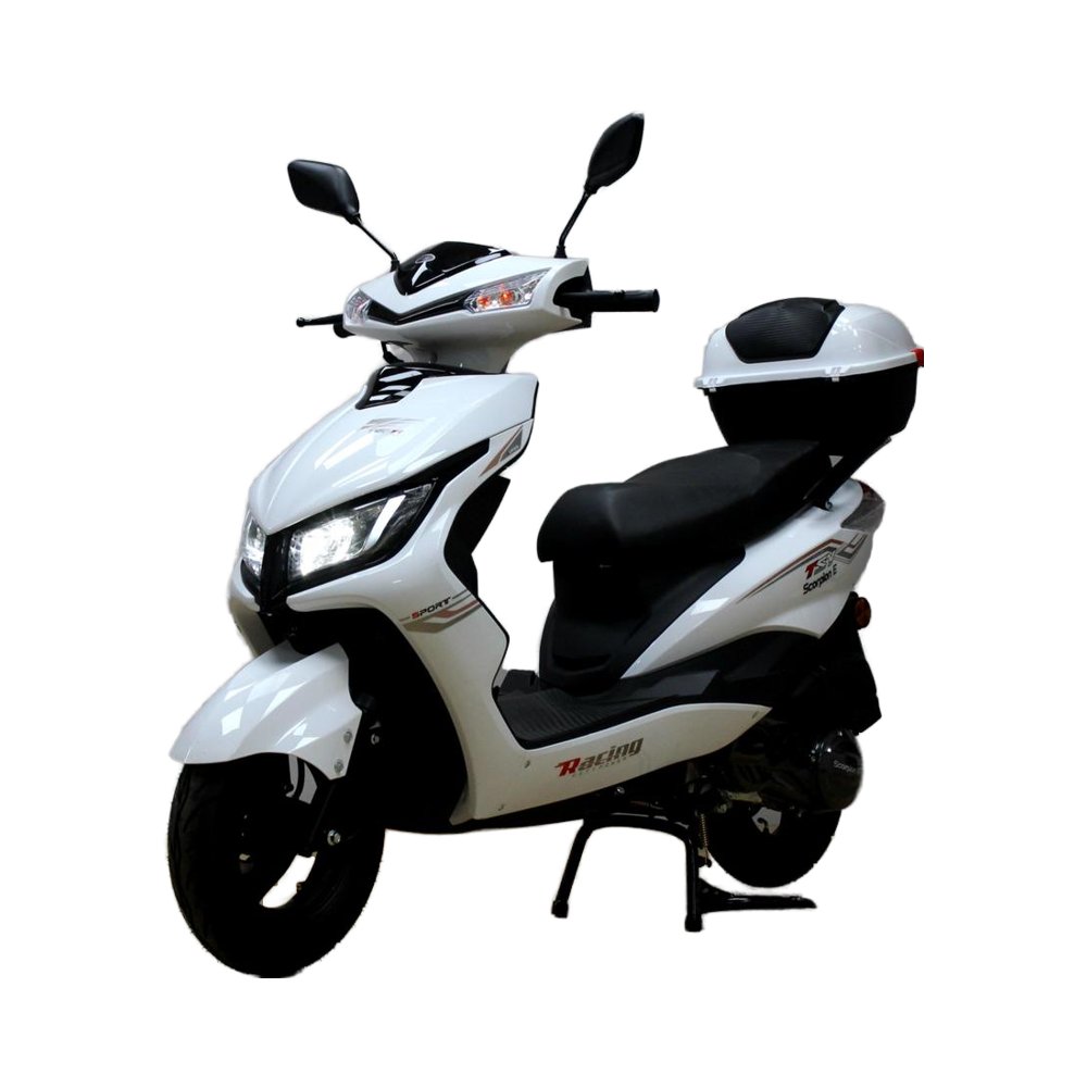 Factory Direct 125cc Gas Scooter With Pedals 4 Stroke Engine Disc and Drum Brake Quality Gasoline Scooter