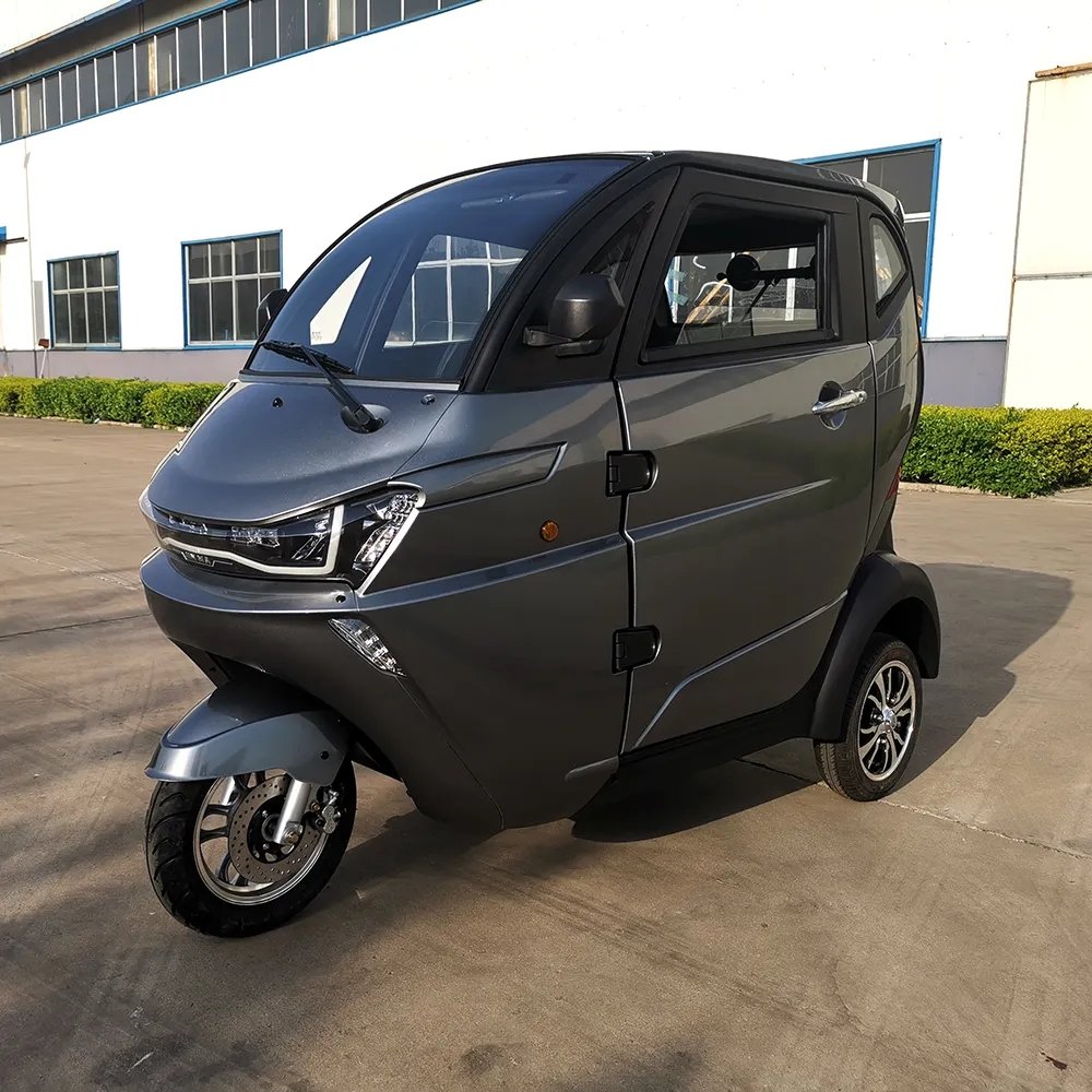 Electric Tricycle 3 Wheel Mini Electric Car 1500W Tricycle Passenger Vehicle 60V58AH