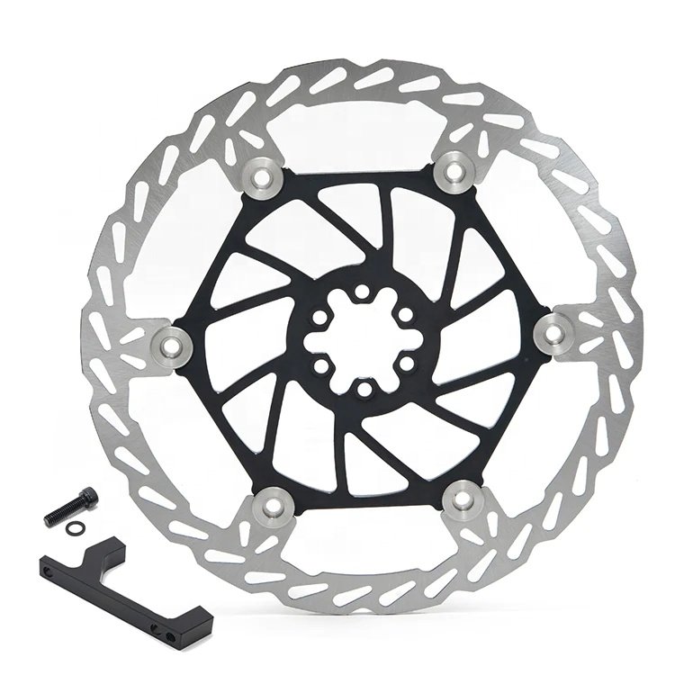 Custom 250mm Oversize Floating Front Rear Brake Disc with Bracket for Sur-ron Light Bee X Segway X160 X260