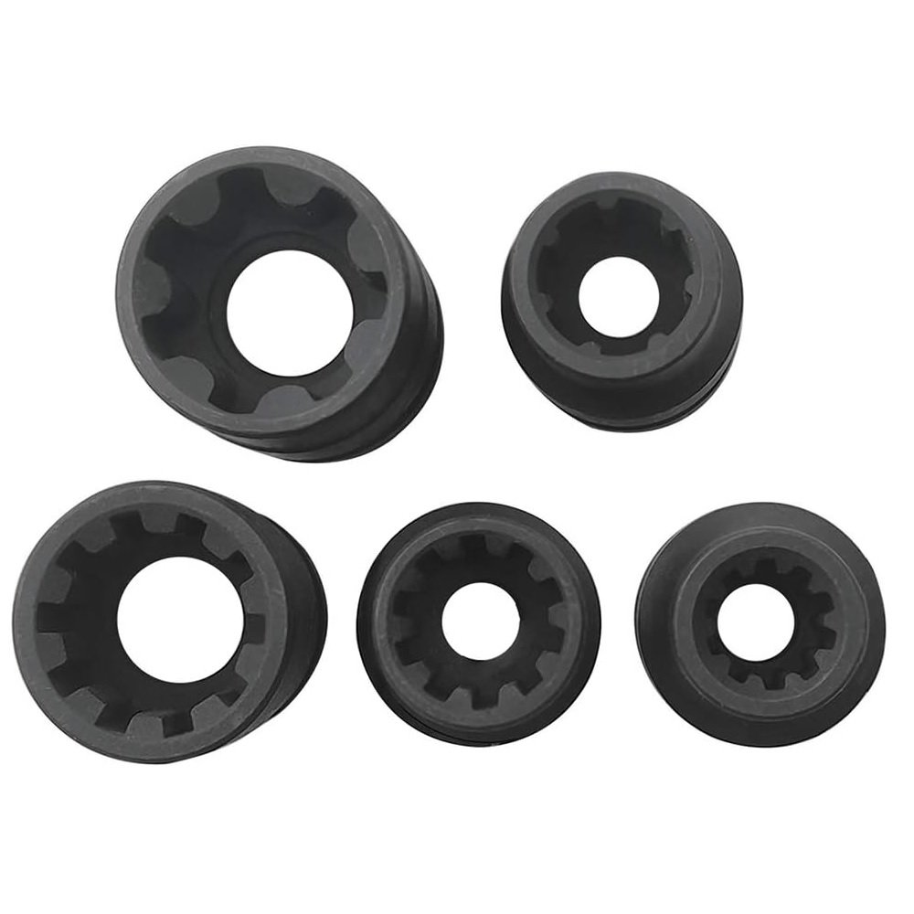 5 Pcs Brake Caliper Socket Special Sleeve Auto Repair Maintenance Accessories Easy to Use Pad Screw Removal Tool