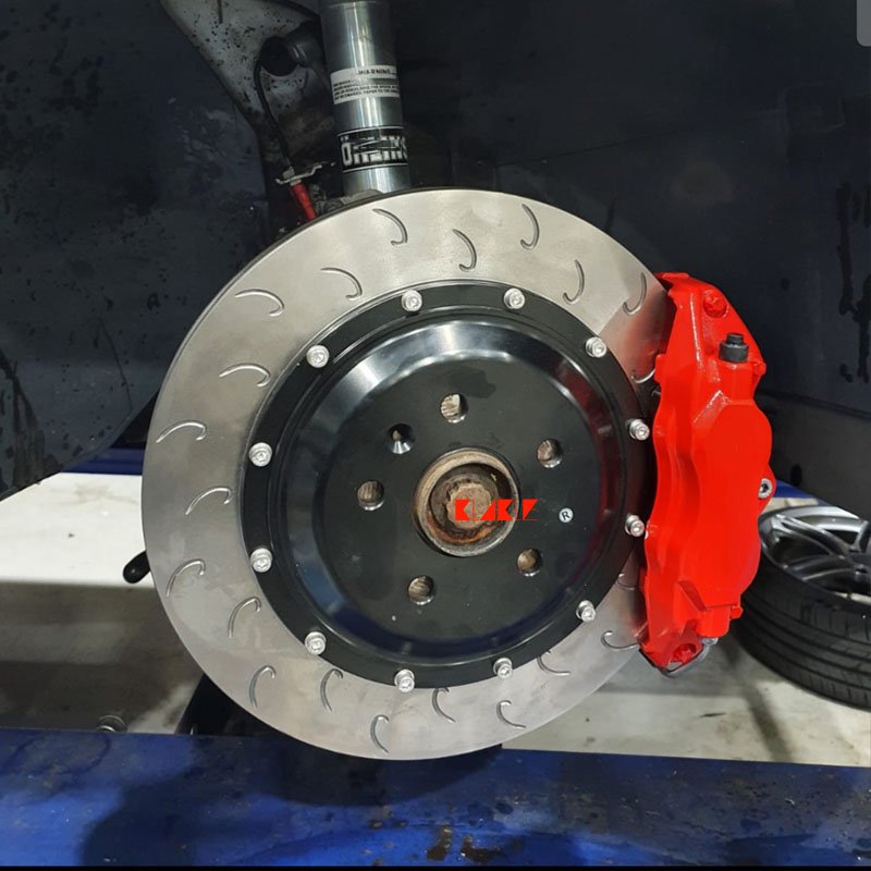 KLAKLE Modify Car Brake Kit 9200 4 Piston Brake Caliper Disk Brake 355*28MM for BMW X5 E70 2008 Year