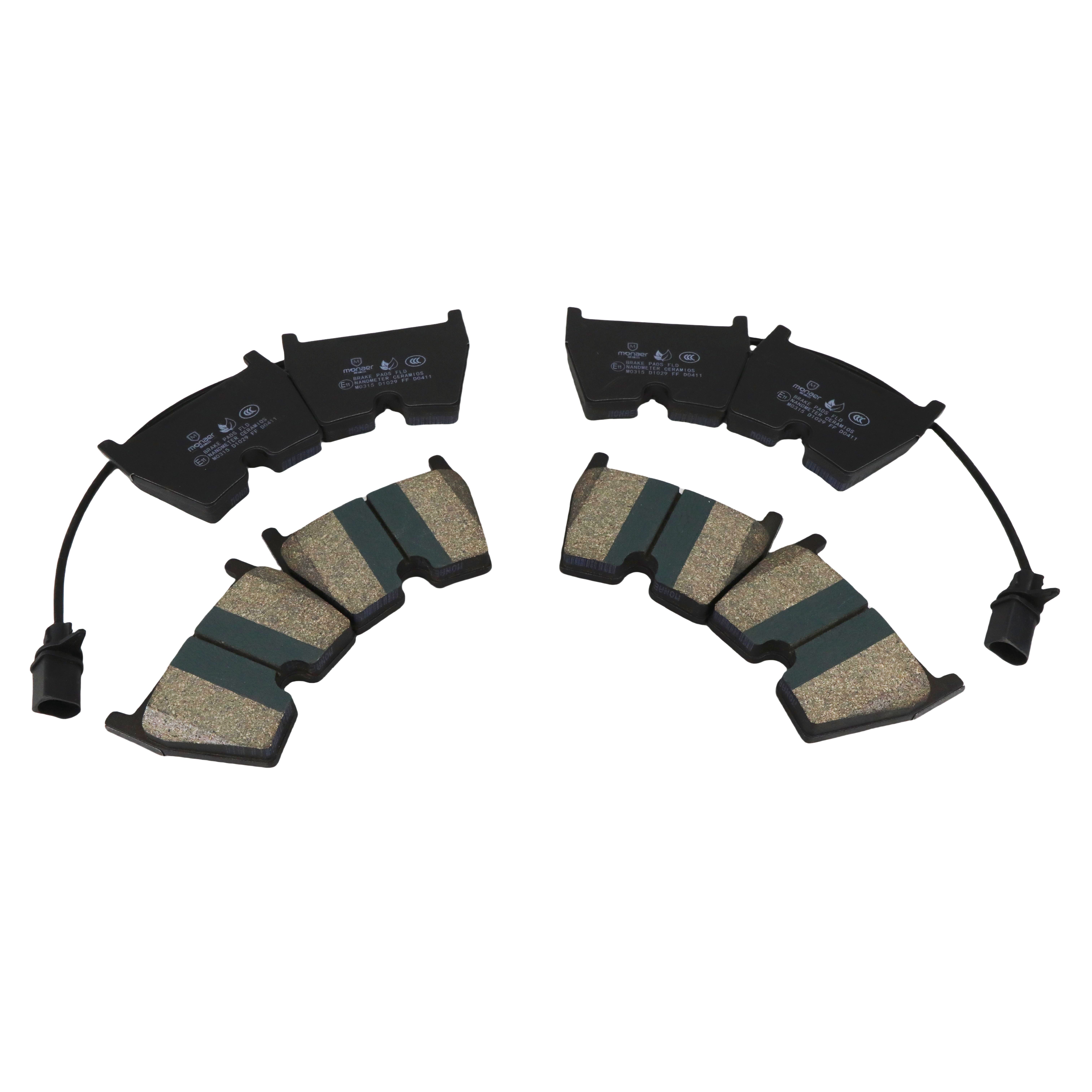 Automotive Brake Pad Manufacturers Front Brake Pad D1029 Ceramic Brake Pads for AUDI RS6/R8