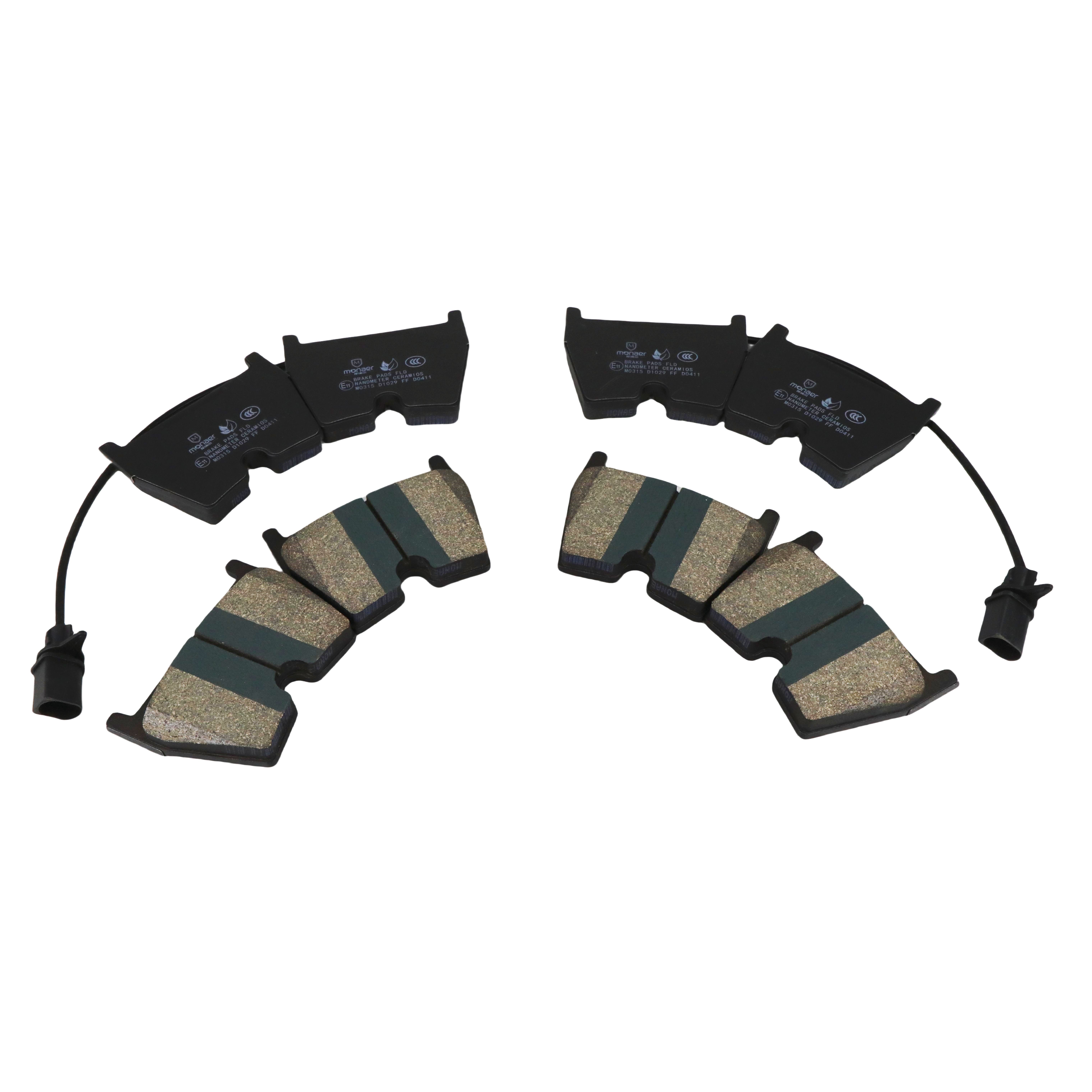 Automotive Brake Pad Manufacturers Front Brake Pad D1029 Ceramic Brake Pads for AUDI RS6/R8
