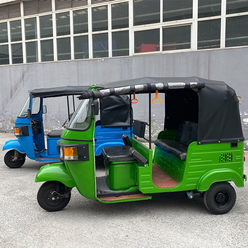 5 Seats Gasoline Tricycle Motorized Petrol Rickshaw Tricycle Motorcycle 150cc