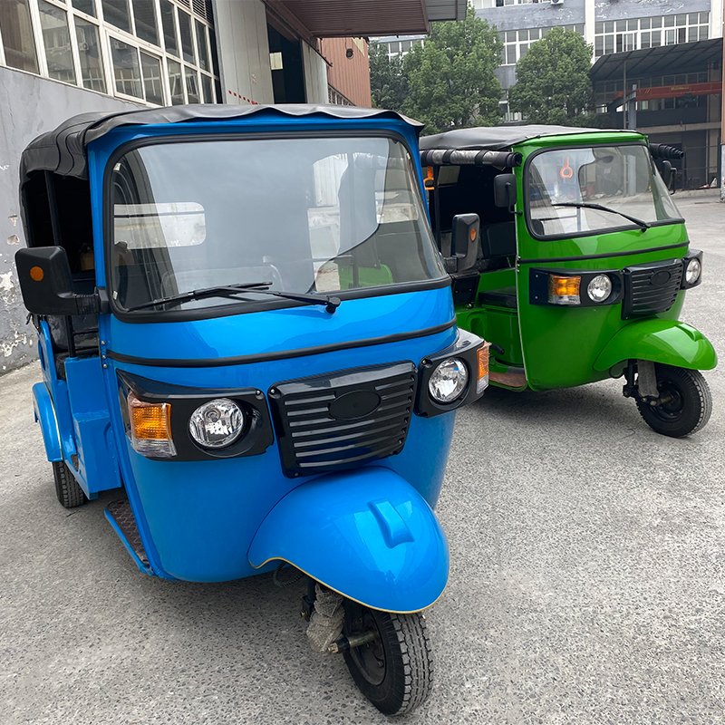 5 Seats Gasoline Tricycle Motorized Petrol Rickshaw Tricycle Motorcycle 150cc