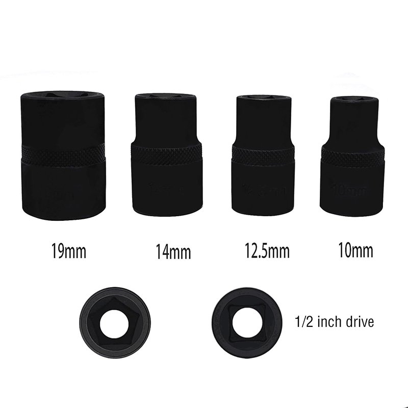 17PCS Universal Master Brake Caliper Socket Set Compatible with Most Cars, Brake Caliper Removal Tool Kit